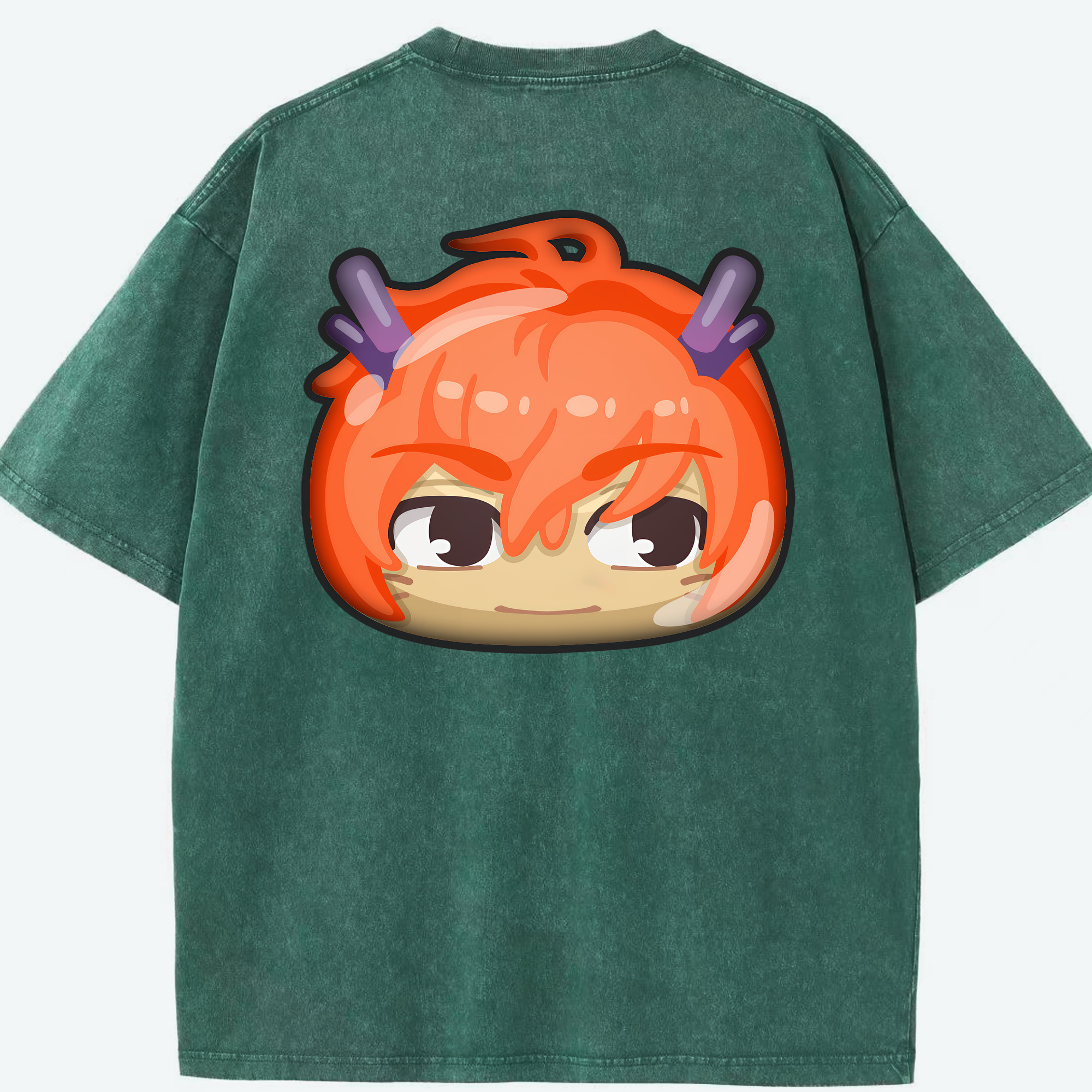 （画像用） 妖怪ウォッチ Yo-kai Watch 綿100% ヴィンテージ風 半袖Tシャツ（背面プリント）